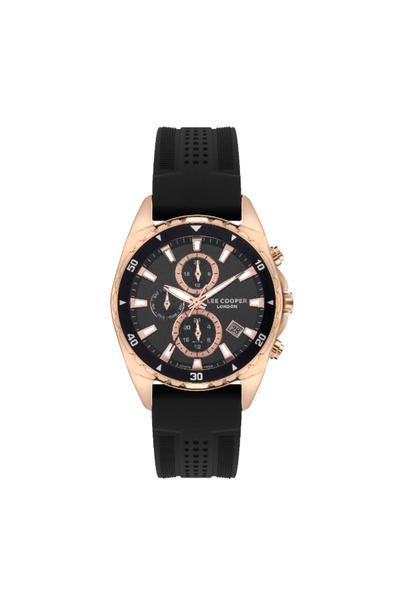 Lee Cooper Men's Multi Function Black Dial Watch - LC07527.451