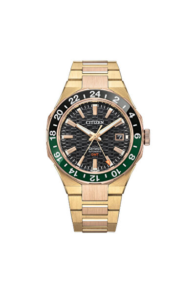 Citizen ساعة رجالية أوتوماتيكية بمينا أسود - NB6033-51E