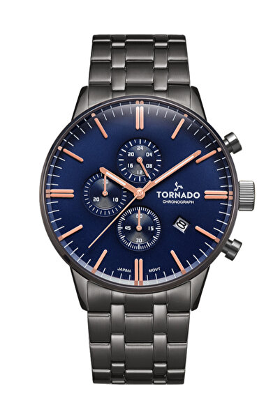 Tornado CELESTIA ELITE Men's Chronograph Blue Dial Watch - T6102-XBXLK