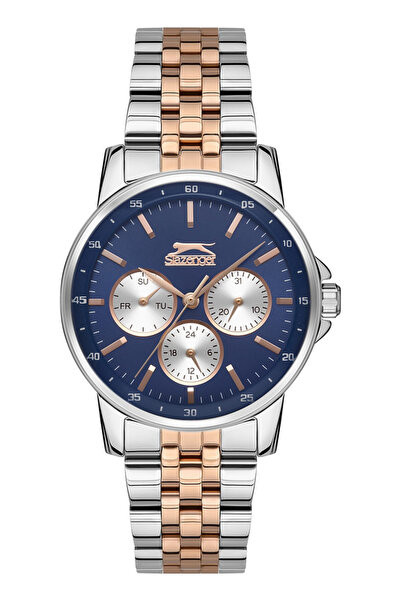 Slazenger ساعة نسائية متعددة الوظائف بمينا أزرق - SL.9.6568.4.01