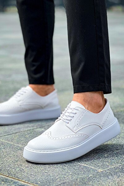 Zerenyus Ανδρικά καθημερινά παπούτσια Casual Premium Changer Over Λευκά