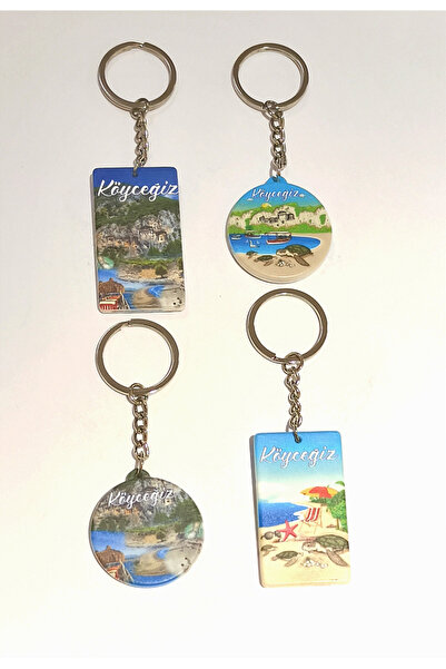 Monalisa Home 4 قطع من سلسلة المفاتيح الثقافية الملونة ذات النمط المختلف