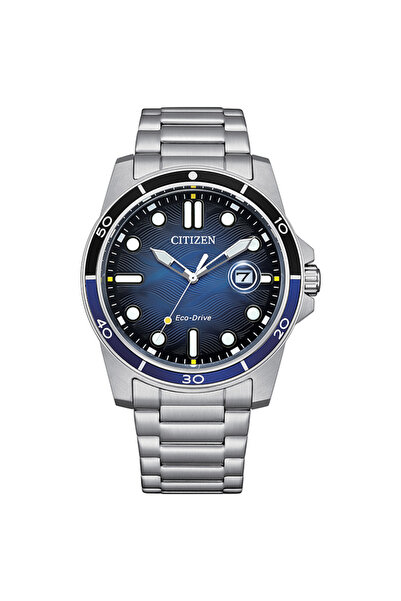 Citizen ساعة رجالية تناظرية بمينا أزرق - AW1810-85L