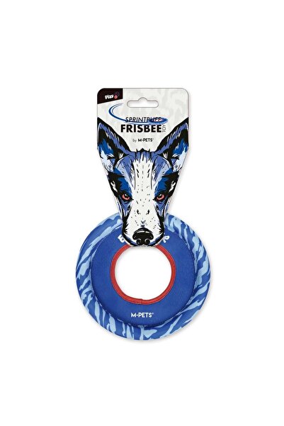 M-PETS لعبة كلب فريسبي سبرينت بوف باللون الأزرق/الأزرق
