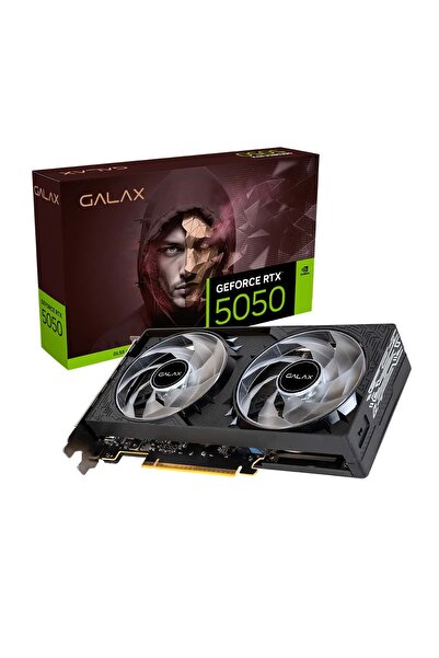 GALAX GeForce RTX 5050 1-Click OC V2 8GB GDDR6 128 Bit DLSS 4 Ekran Kartı (55NSL8MHDXRE)