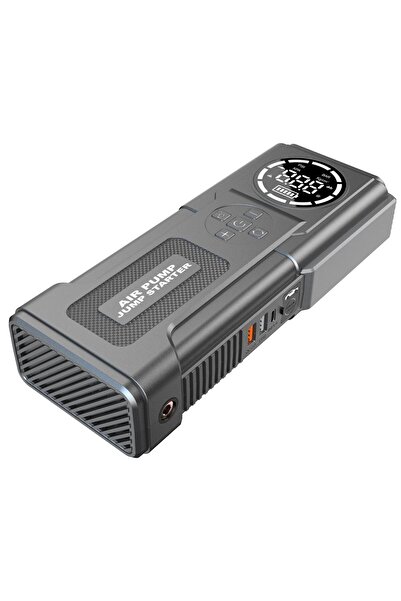 Guangzhou Fuzhixiang Auto Accessories Co Car Jump Starter 12 V with 4.35 BAR/150 PSI compressor, starting current 2000 A