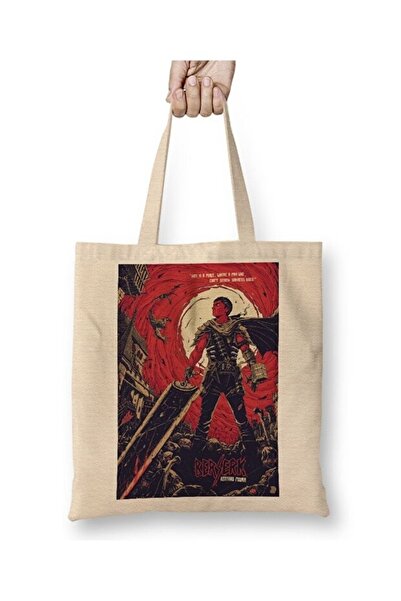 Toyaso Τσάντα Berserk Guts Tote Bag με μακριά λαβή Τσάντα αγορών Τσάντα παραλίας