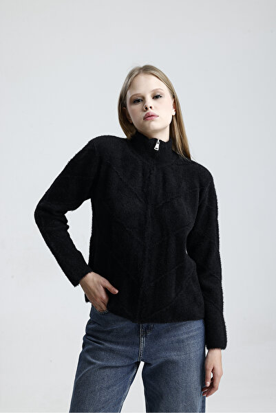 AYMİSS ÖNÜ FERMUARLI YUMUŞACIK HIRKA , CEKET