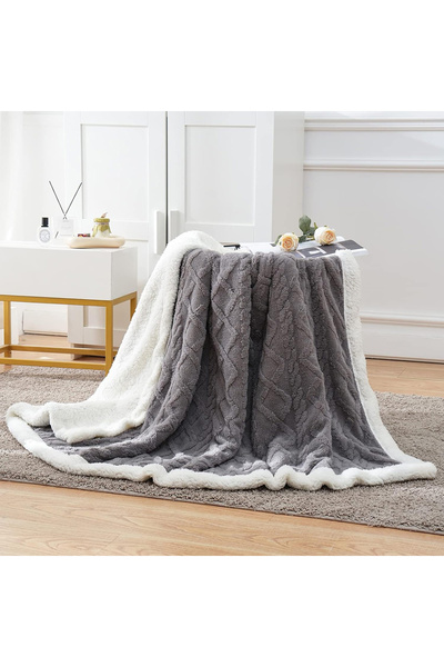 OEM Fluffy fur blanket, double, 200x230 cm, PUB22