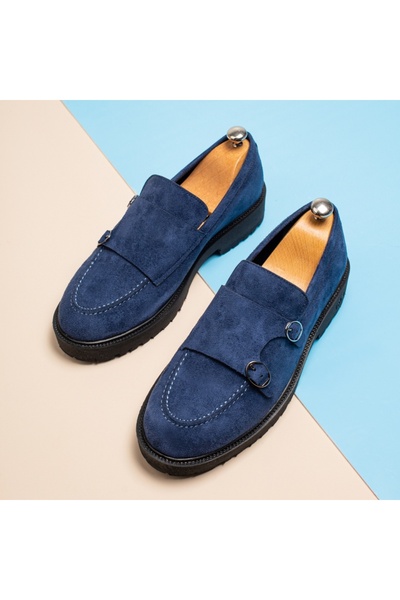 BMoD Blue men's casual shoes with a thick sole MOD13720