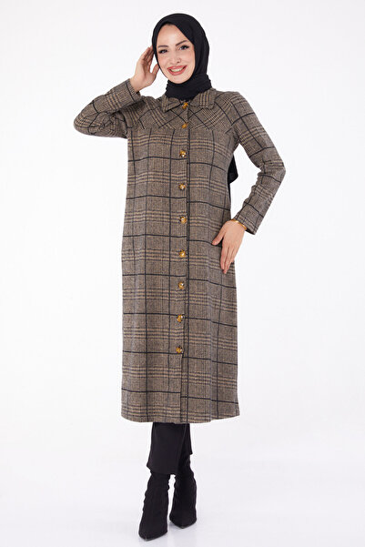 TOFİSA Düğmelı Kap Vizon - 27744-VIZON