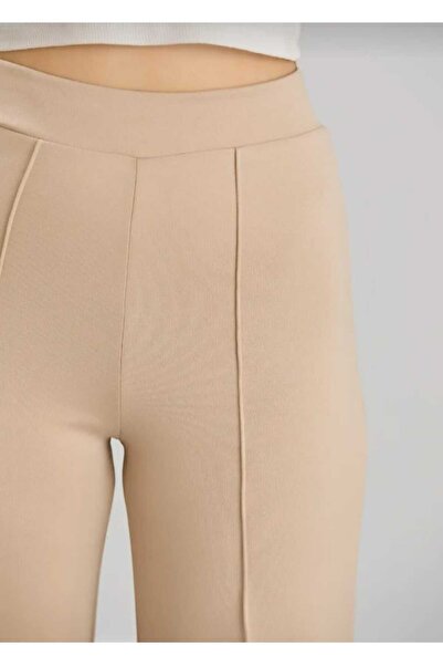 ECK MODA Women's Full Lycra Stretchy Modal Fabric Waistband with Laser Cut Palazzo Model Leggings Trousers