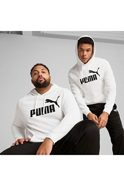 Puma Ess No. 1 Logoc Beyaz Erkek Sweatshirt 682572-02