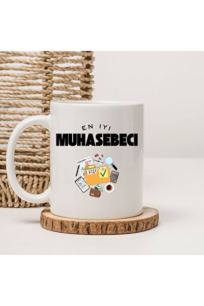 kubdekor En İyi Muhasebeci Yazılı Baskılı Kupa Bardak