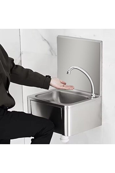 A.E حوض غسيل يدوي يعمل بالركبة من جريس كوميرشال كيتشن، حوض مطبخ من الفولاذ ال...