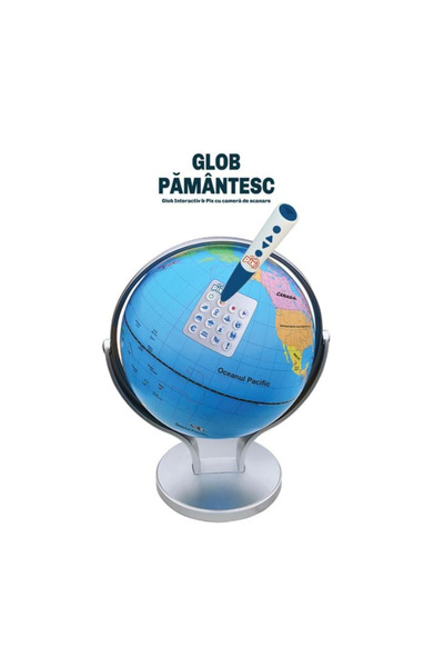İDEA Glob interactiv in limba romana si pix cu camera de scanare, Idea, +5 ani