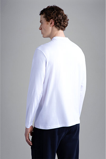 PAUL&SHARK MEN'S KNITTED T-SHIRT C.WCOTTON