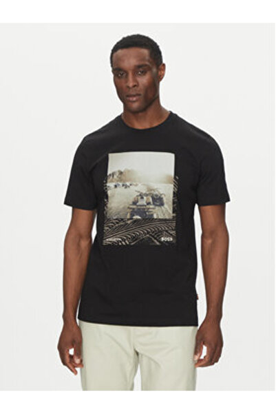 BOSS Tricou bărbătesc 50539187 negru