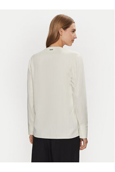 Calvin Klein Γυναικεία Μπλούζα K20K208067 Εκρού