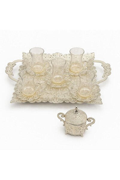 MASA Set of 6 cups with 6 cups saucers and a luxurious tray