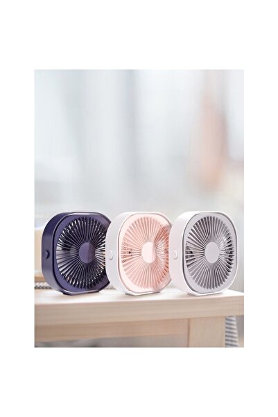 Flippy USB Mini Desk Fan, 360° Rotation, 3 Speeds, 1500 mA, 13.5 x 12.8 cm, Blue