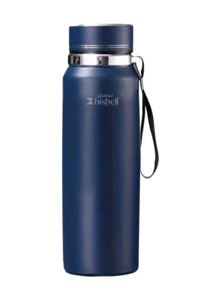 Bisbell Stainless Steel Insulated Water Bottle, Portable Design for Outdoor Sports, Blue