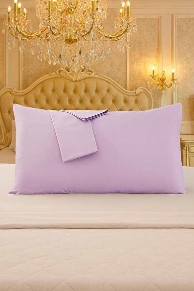 Lio20 2 Piece Pillowcase Set with Cotton Fabric Cover, Size 50 X 70 cm - Lilac