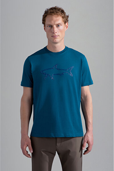 PAUL&SHARK ΑΝΔΡΙΚΟ ΠΛΕΚΤΟ T-SHIRT C.W. ΒΑΜΒΑΚΙ