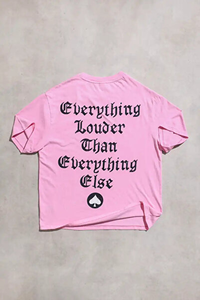Overdrive Μπλουζάκι με κοντό μανίκι Motörhead Everything Louder Pink Unisex