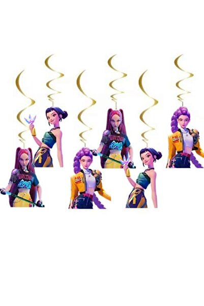 parti show K-POP 6'lı Asma Tavan Süs