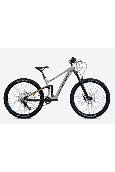 Kron El Nino 29 Jant Full Süspansiyon Alüminyum Kadro Enduro Bisikleti 11S Freeride Bisiklet Bej