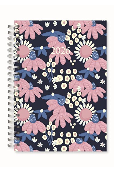 Lizy 2026 Спирално подвързан ежедневник 17x24 cm МОДЕЛ-3