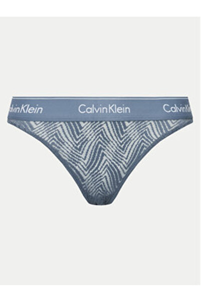 Calvin Klein Γυναικεία Κλασικά Σλιπ Εσώρουχα 000QF7712E Μπλε
