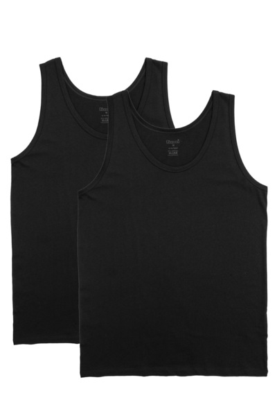 Kom 100% Cotton Thick Strap Double Pack Men's Classic T-Shirt