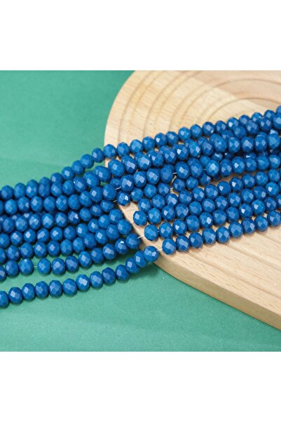 Prestij Boncuk Κρυστάλλινη χάντρα 8 χιλ. Μπλε πετρέλαιο