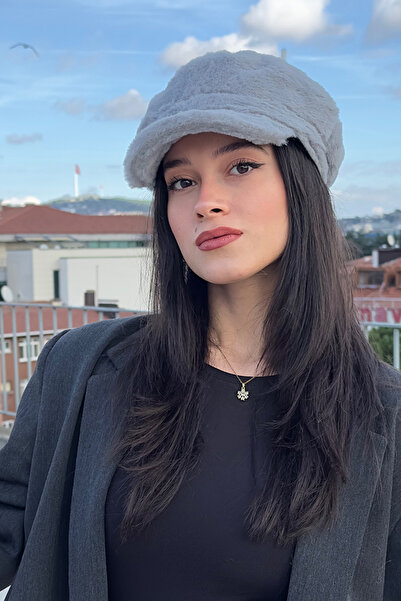 Mollycrush Plush Captain Sailor Hat Luxury Faux Women's Hat