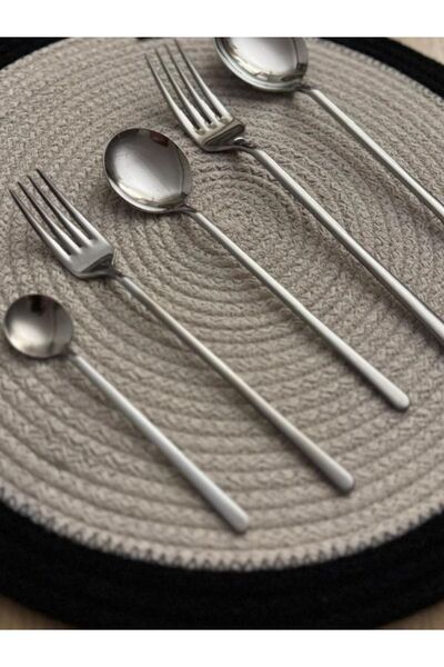 Viyalente 30 Piece Serdivan Cutlery Set for 6 People