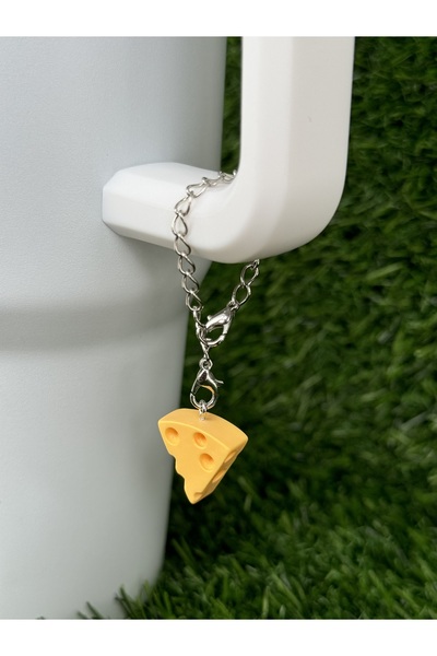 YuccaCo Accessorize Your Life Cheese Thermos Ornament/Triangle Cheese Thermos Charm/Slice Cheese Figure Bag Charm