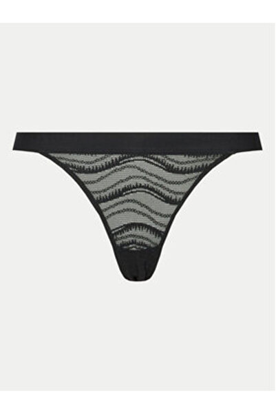 Calvin Klein Γυναικεία εσώρουχα βραζιλιάνικα σλιπ 000QF7720E Μαύρο