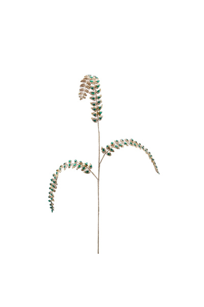 BraziPremium Decorațiune pentru brad de Crăciun cu ramuri de ferigă Diamonds,...