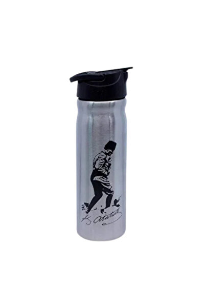 Globox Ataturk Printed Steel Flask 500 ml