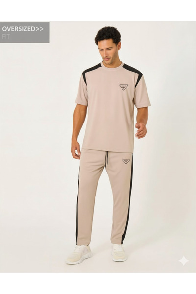 STITCH by MH بدلة رياضية قصة فضفاضة للرجال