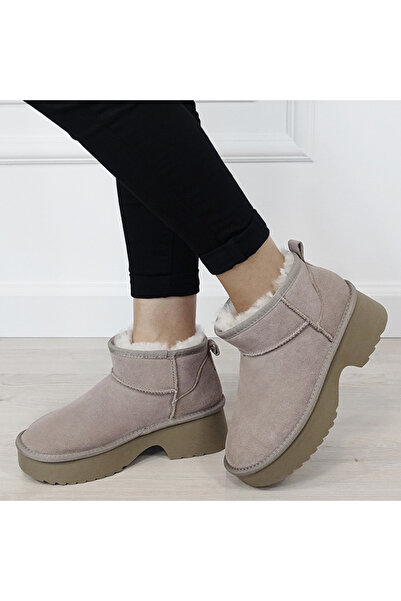 SOFILINE Ghete kaki deschis, din piele naturală W5878 114