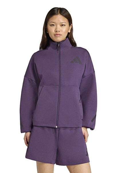 adidas Z.N.E. Women's Purple Casual Style Sweatshirt Jw7780