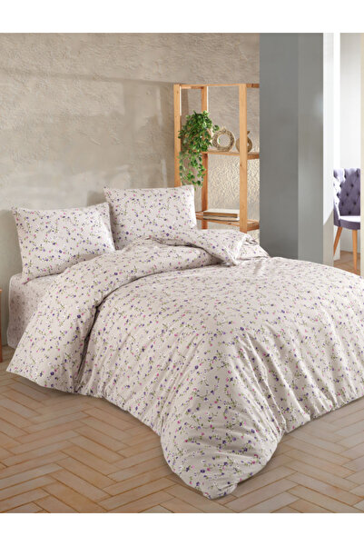Single Duvet Cover Set Almira Ranforce Cotton Fabric 57 Strands