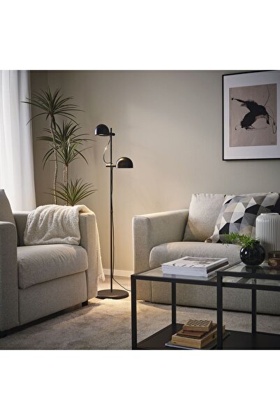 IKEA yer ve okuma lambası, siyah, 28x132 cm