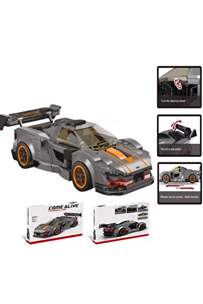 MJ TOYS Lego Teknik McLaren Senna Yarış Arabası McLaren Lego Araba Yapı Blok Oyuncak Araba - 250+ Parça