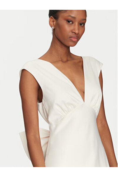 YAS Γυναικείο βραδινό φόρεμα 26036356 Λευκό