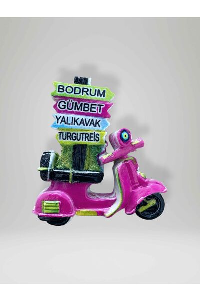 Mundy BODRUM / GÜMBET / YALIKAVAK / TURGUTREİS Temalı Kabartmalı Polyester Ma...