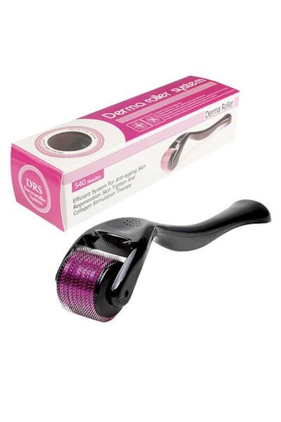 Dermaroller DRS Dermatological Roller - 540 Stainless Steel Needles 0.5 mm, Unisex